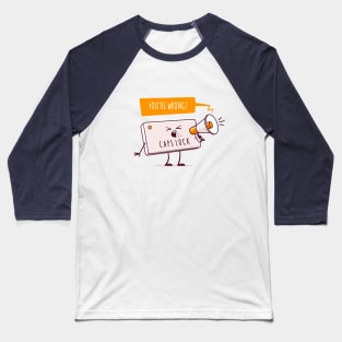 Internet Conflict Baseball T-Shirt